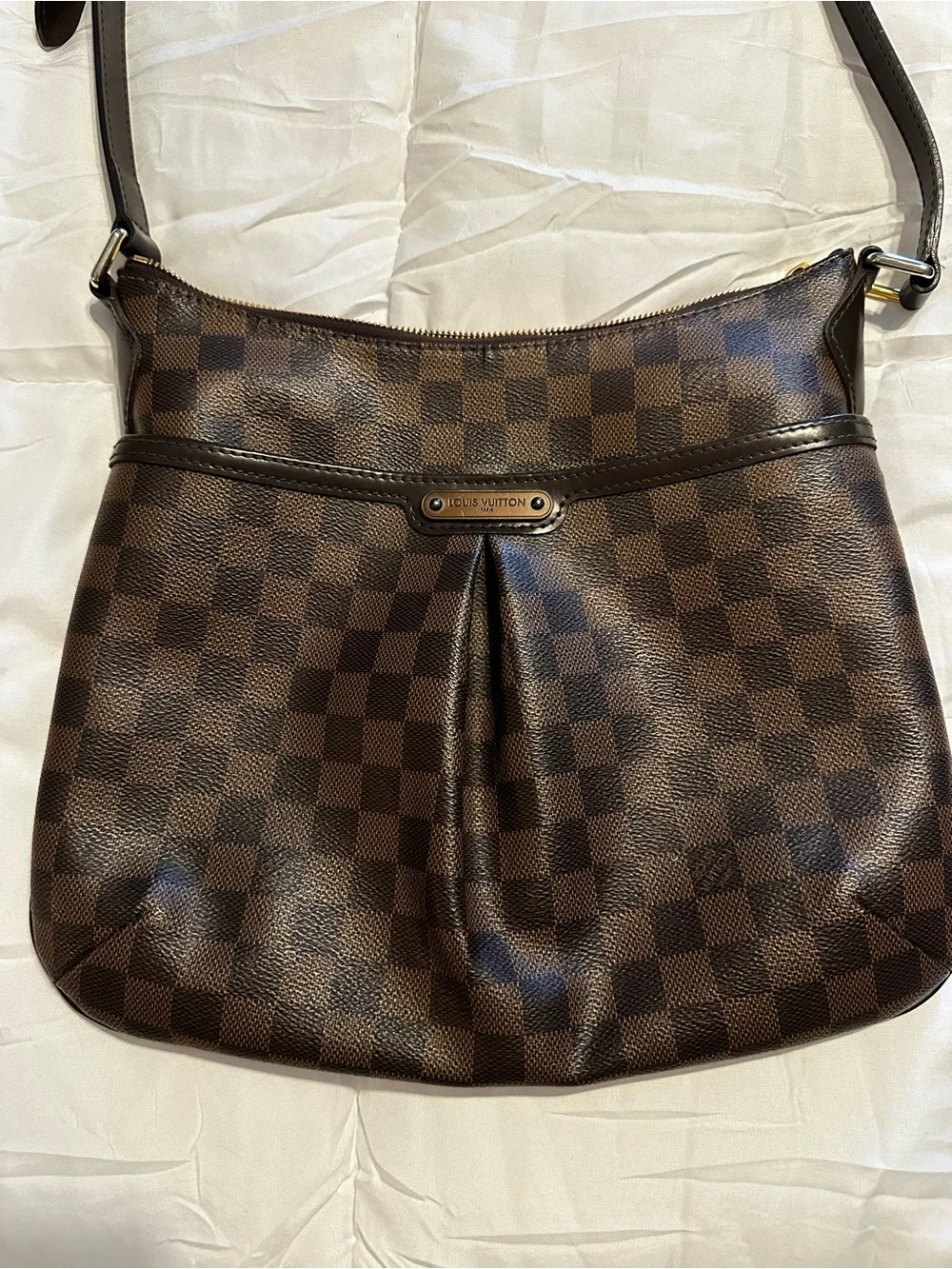 Louis Vuitton Damier Ebene Bloomsbury PM Crossbody Bag